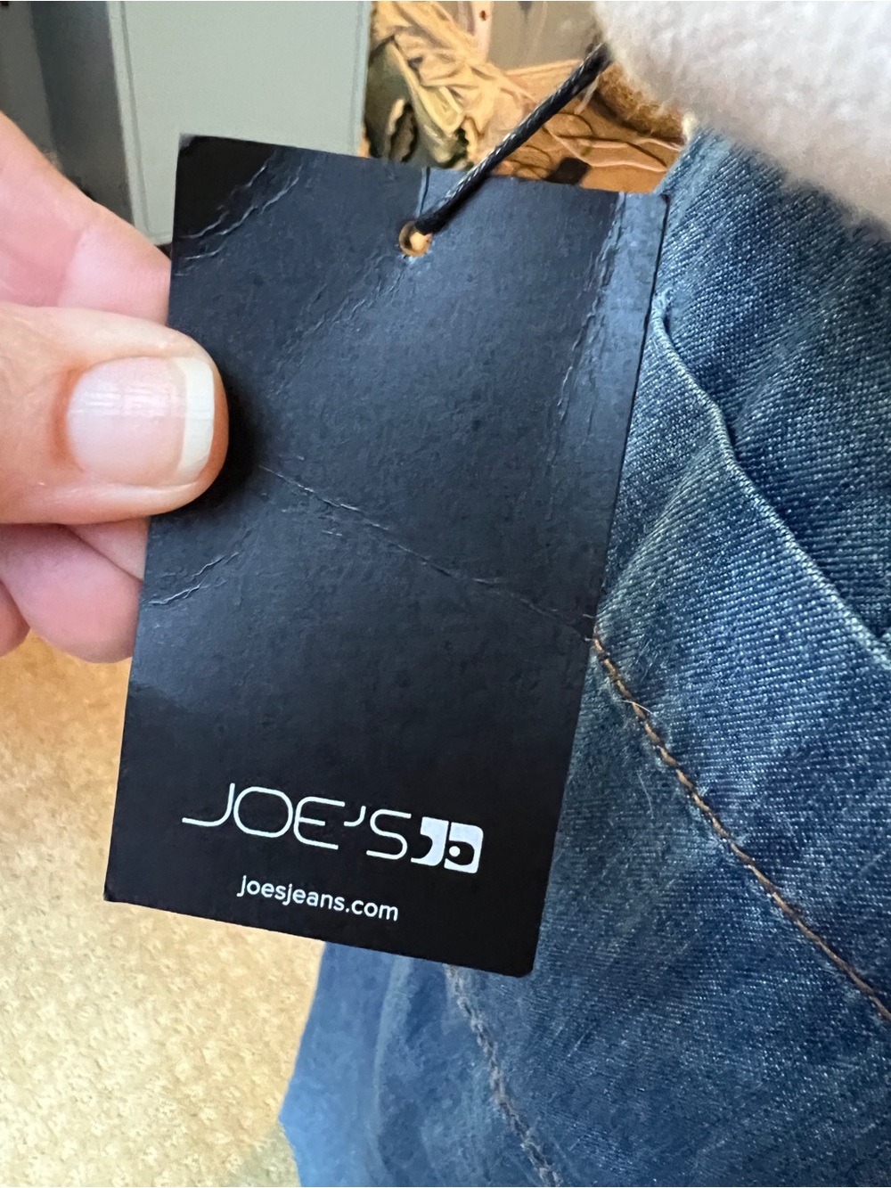 NWT Joe’s Jeans Wide Leg Drawstring Denim Jeans Medium Wash Size 26 - Picture 5 of 7